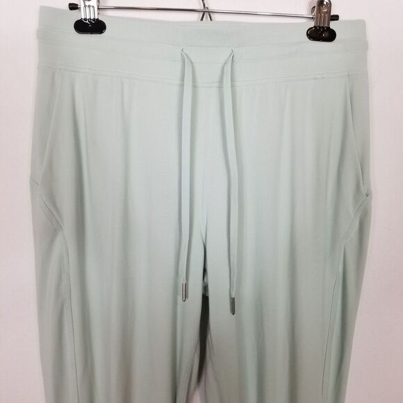 Lululemon Women Ready To Rulu Jogger Pants Sz 10 Green High Rise Pockets - Picture 2 of 5